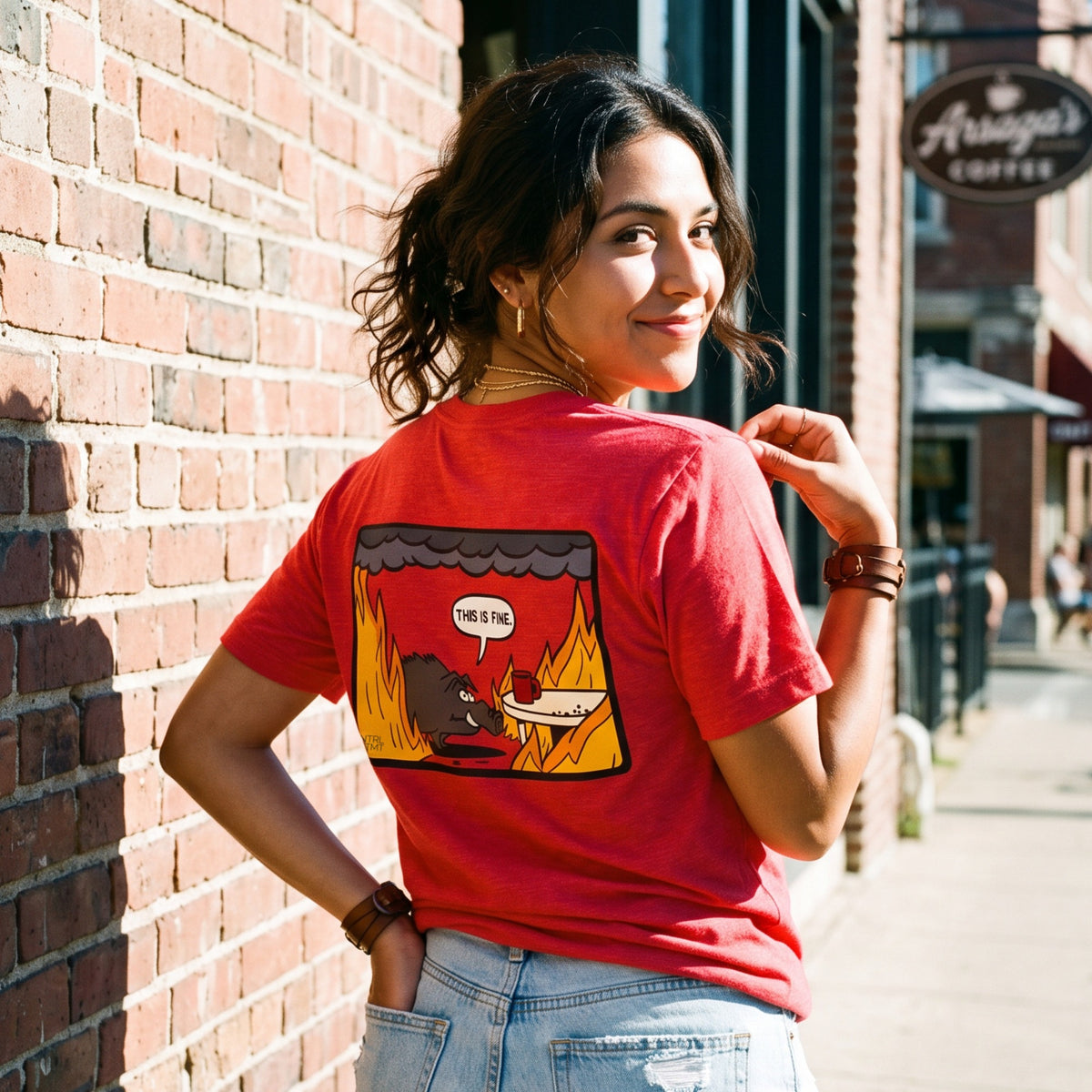 "This Is Fine" Tee
